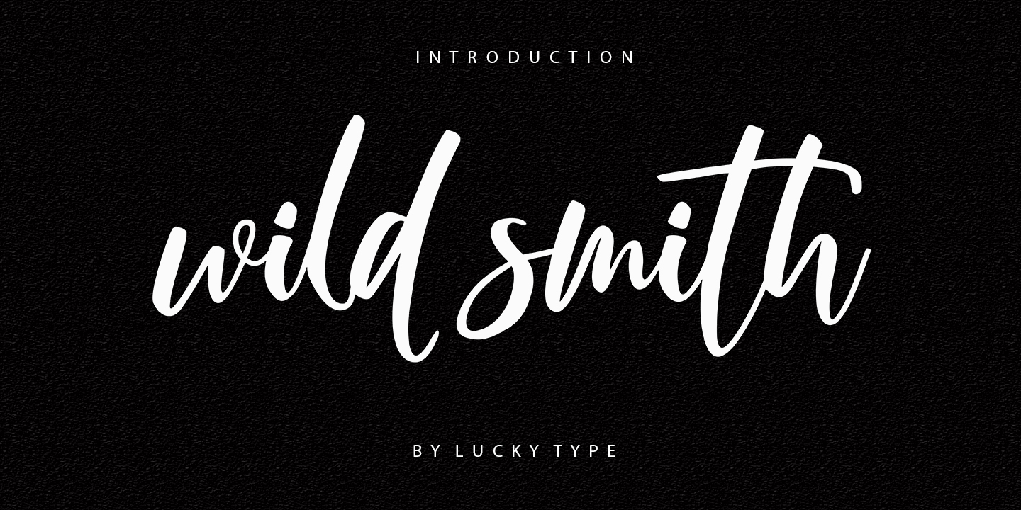 Wild Smith Font